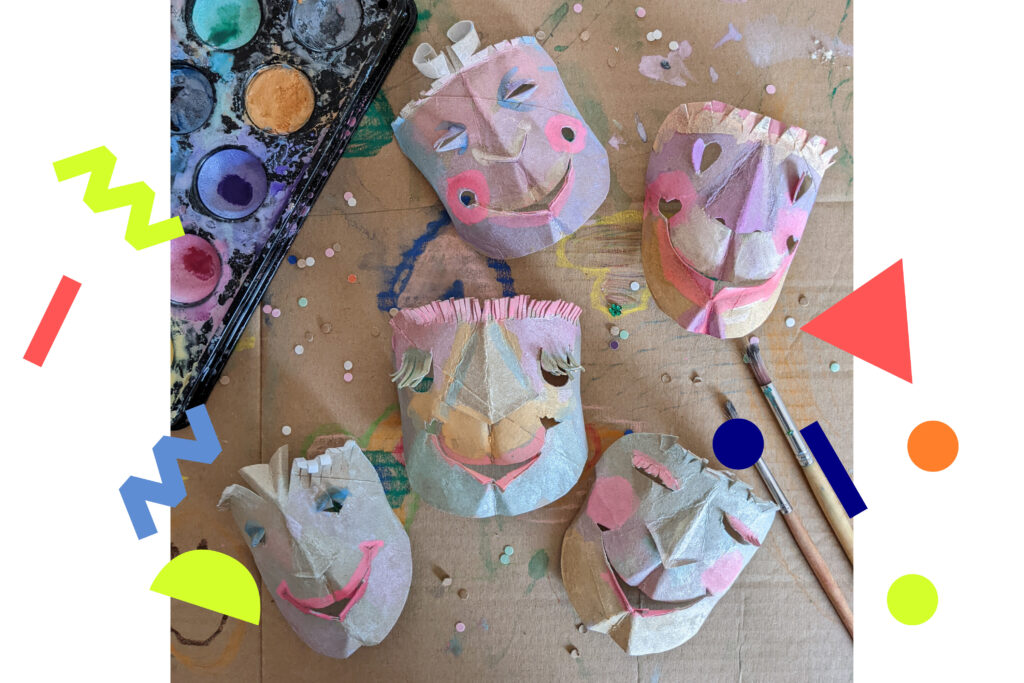 Fasching Basteln – Schnipsel Kiste