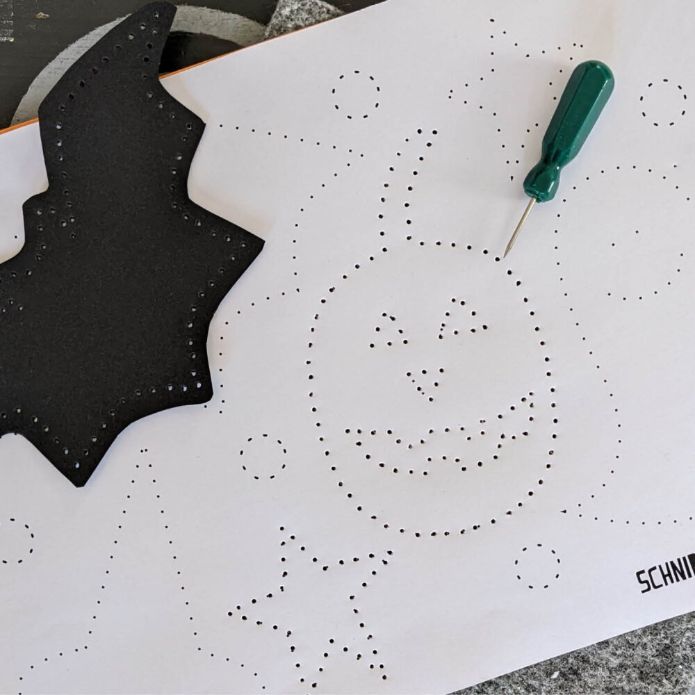  Prickel-Vorlagen – Schnipsel Kiste Motiv 